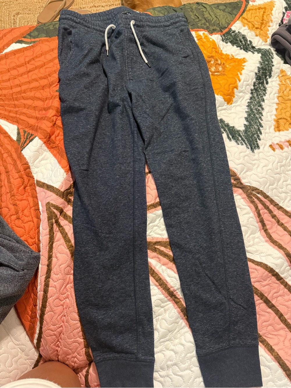 Banana Republic Navy Blue Drawstring Joggers